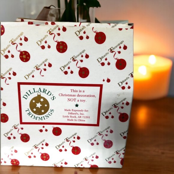 Dillard's Trimmings Frosted Glass Ball Ornament with Ladies' Purse - Picture 8 of 9